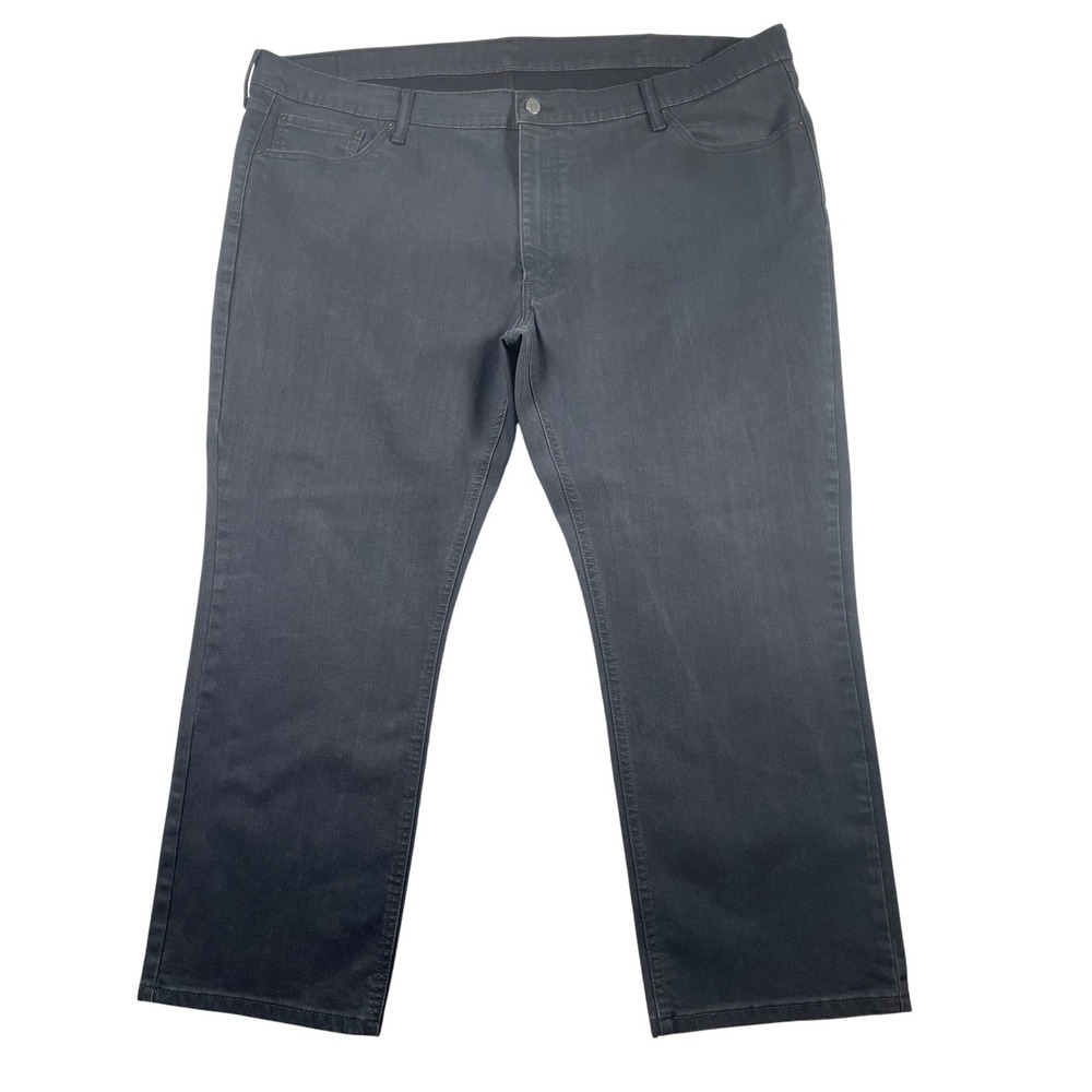 Levis 541 Athletic Taper Jeans Mens 50x30 (49x27.5) Dark‎ Grey Denim Pants